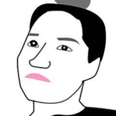 [LINEスタンプ] White face with baby friends