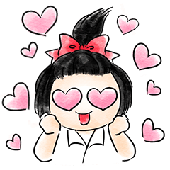 [LINEスタンプ] Mint the Sassy School Girl