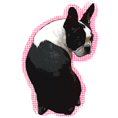 [LINEスタンプ] ぼすたんぷ