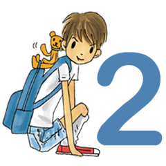 [LINEスタンプ] It's me ,cathie,again
