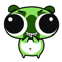[LINEスタンプ] Frog Eccentric