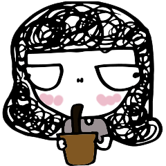 [LINEスタンプ] ugly lady 2