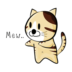 [LINEスタンプ] Mew..
