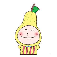[LINEスタンプ] RED POMELO BOY