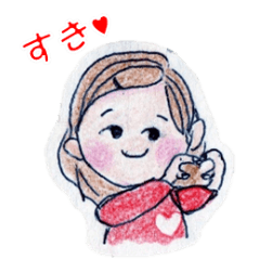 [LINEスタンプ] 色鉛筆ほのぼの