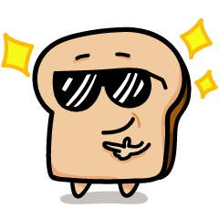 [LINEスタンプ] lovely toast