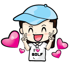 [LINEスタンプ] Golf Girl Gang