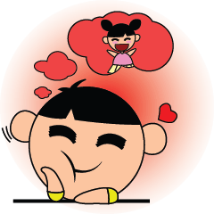[LINEスタンプ] Boy Wants to be a Man