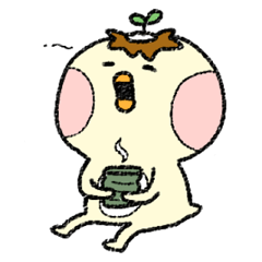 [LINEスタンプ] Pudding Kappa2 - Happy Kappa