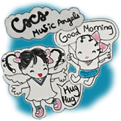 CaCa Stickers 10！ CaCa Music Angels