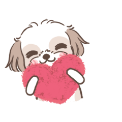 [LINEスタンプ] King ＆ Bow 4 (Lovely Shih Tzu)