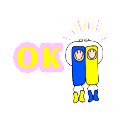 [LINEスタンプ] ビックリコンビ！