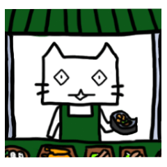 [LINEスタンプ] お弁当屋のネコさん2幕