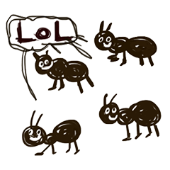 [LINEスタンプ] An ant stickers