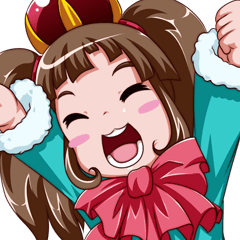 [LINEスタンプ] オリジナルガールバラエティーエディション