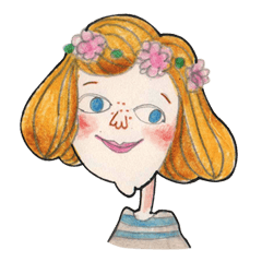 [LINEスタンプ] Lovely woman (Ms. Song)