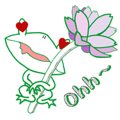 [LINEスタンプ] Froggy's happy holiday(English)の画像（メイン）