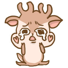 [LINEスタンプ] かわいい赤ちゃん鹿