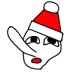 [LINEスタンプ] カバ井バカ夫のクリスマス