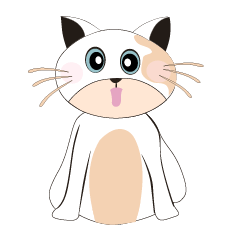 [LINEスタンプ] Snow Peach Kitten