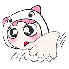 [LINEスタンプ] Hi！ My name is Saki..^_^