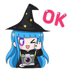 [LINEスタンプ] Tuckky Little Witch