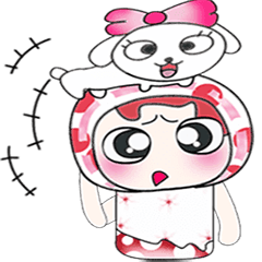 [LINEスタンプ] Mr. Saki. and dog. ^_^