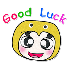 [LINEスタンプ] Mr. Yoshi.. Good luck.^^