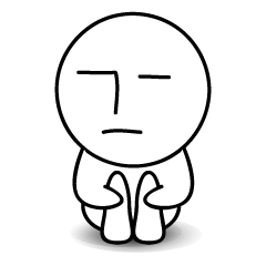 [LINEスタンプ] Silent Guy