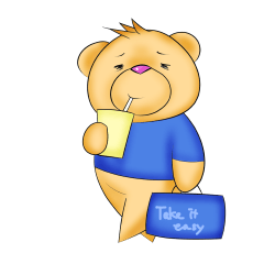 [LINEスタンプ] お気楽くま