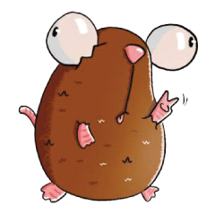 [LINEスタンプ] I was a rat