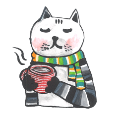 [LINEスタンプ] Stickers the Cat Chat Sticker