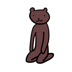 [LINEスタンプ] 無印くま