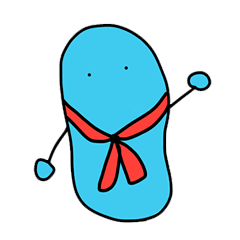[LINEスタンプ] Blue Nut