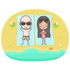 [LINEスタンプ] My Thai Love: Special Travel Date！ 