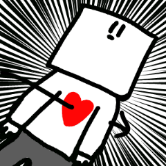 [LINEスタンプ] しかくくんのスタンプ