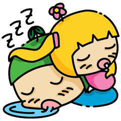 [LINEスタンプ] Happa ＆ Hana