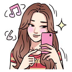 [LINEスタンプ] AsB - 138 I Have Some Guys On My Phone！の画像（メイン）