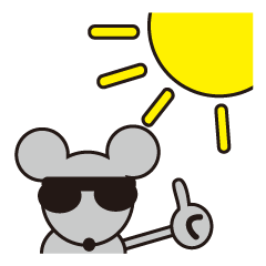 [LINEスタンプ] Little Gray Mouse