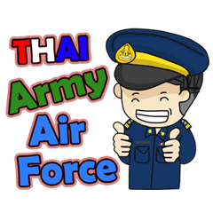 [LINEスタンプ] Air Force Army