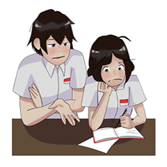 [LINEスタンプ] Highschool Daily