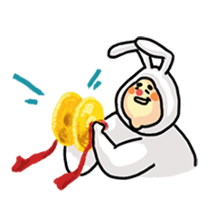 [LINEスタンプ] Rabbit F