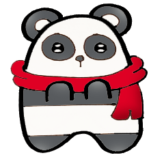 [LINEスタンプ] Panda-Look-Kai