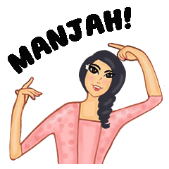 [LINEスタンプ] Neng Melati