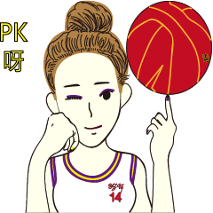 [LINEスタンプ] sweet and beautiful girls