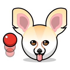 [LINEスタンプ] Fox Trot Stickers - Fennec Emoji Meme