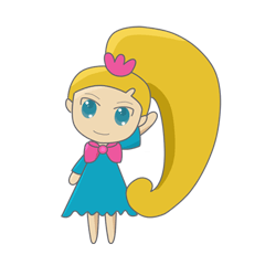 [LINEスタンプ] Little Blondie Gal
