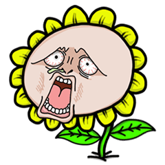 [LINEスタンプ] Sunflower mood