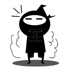 [LINEスタンプ] Ninja office workers four grid articles