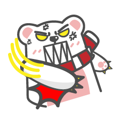 [LINEスタンプ] Bear and Scart